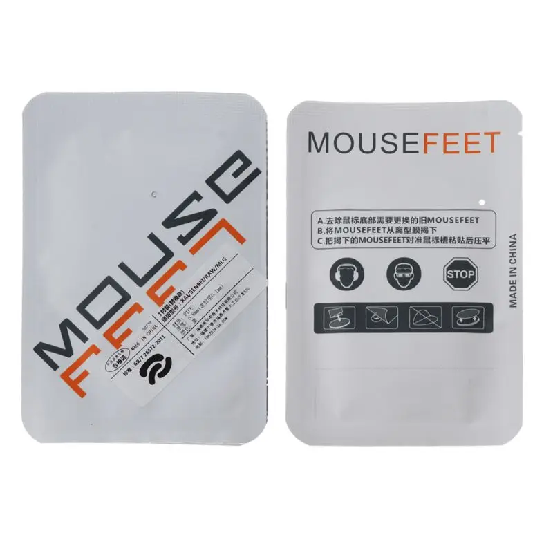 

1 Set 0.6mm Mouse Feet Mouse Skates for steel Series XAI Sensei RAW MLG Mouse