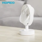 HOMDD 2021 новый летний настольный вентилятор USB Настольный портативный вентилятор перезаряжаемый Электрический бесшумный вентилятор с вращающейся головкой для офиса и дома