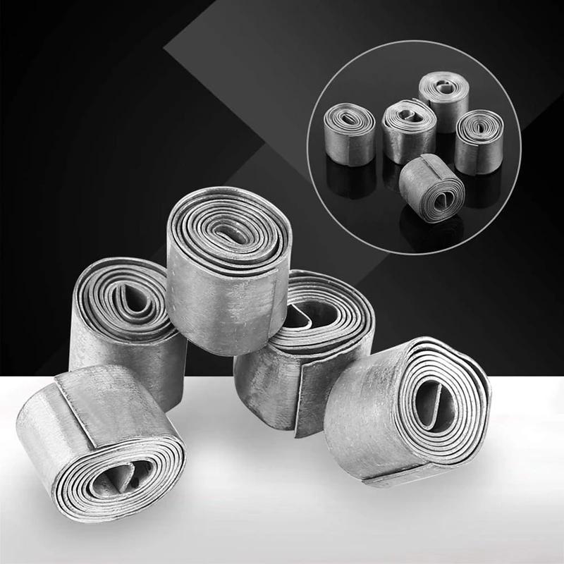 

5Pcs Lead Sheet Strip 1.0 MM Soft Lead Sinker Tin Roll Fishing Lead Weight Supplies Fishing Accessories Fishing Tackle
