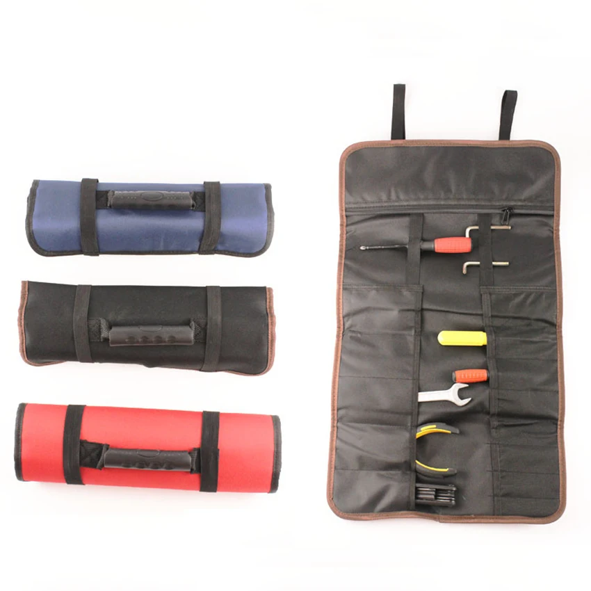 Reel Rolling Tool Bag Pouch Professional Electricians Organizer Multi-purpose Car Repair Kit Bags Storage Kit Hand Bag