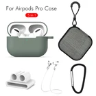 Чехол 5 в 1 для Apple AirPods Pro, защитный чехол, роскошные аксессуары для наушников Air pods Pro, веревочный держатель, чехол