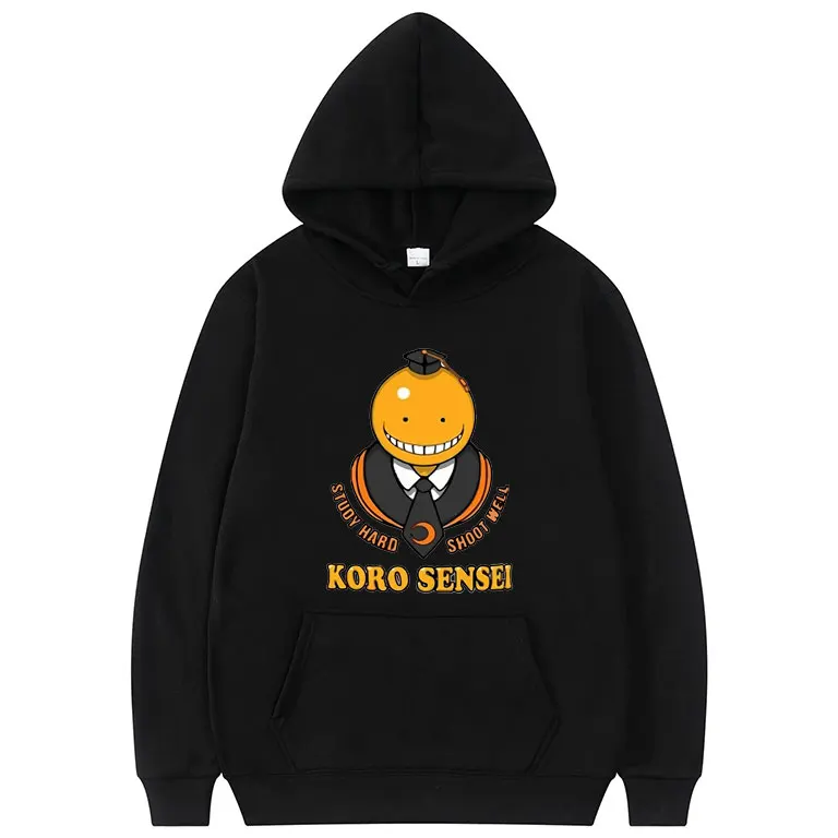 

Anime Assassination Classroom Round Shape Character Graphics Print Hoodie Men Women Fashion Personality Hoodies Mens Sweatshirt