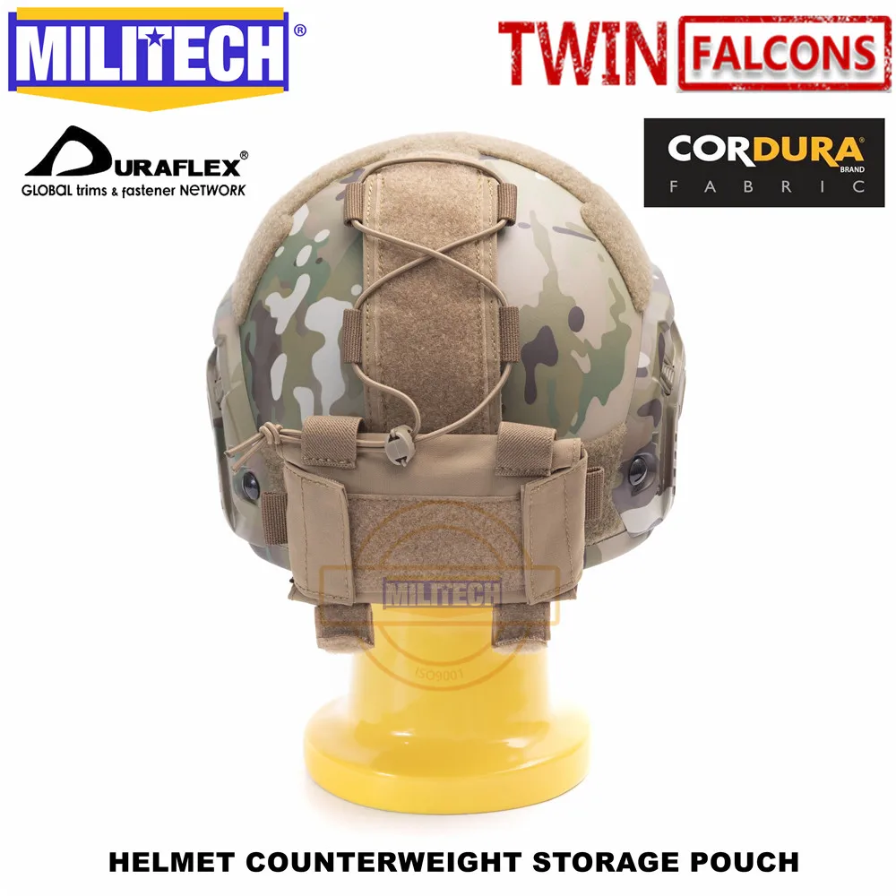 MILITECH TWINFALCONS TW Шлем Счетчик веса сумка для хранения TN VC сумка для хранения Тактическая Военная NVG счетчик веса сумка