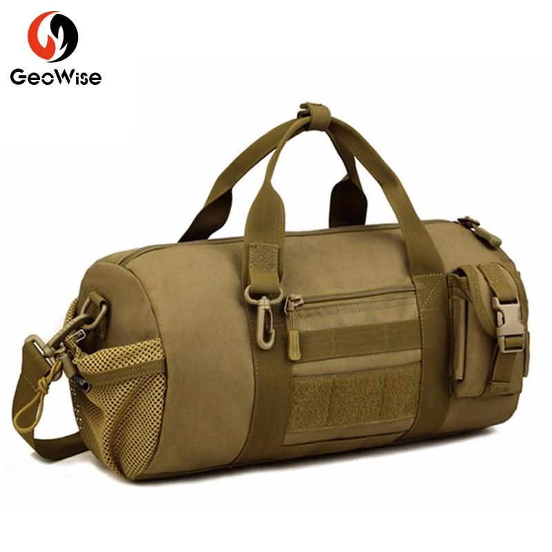 Холщовая спортивная сумка для мужчин и женщин военный мешок на плечо фитнеса