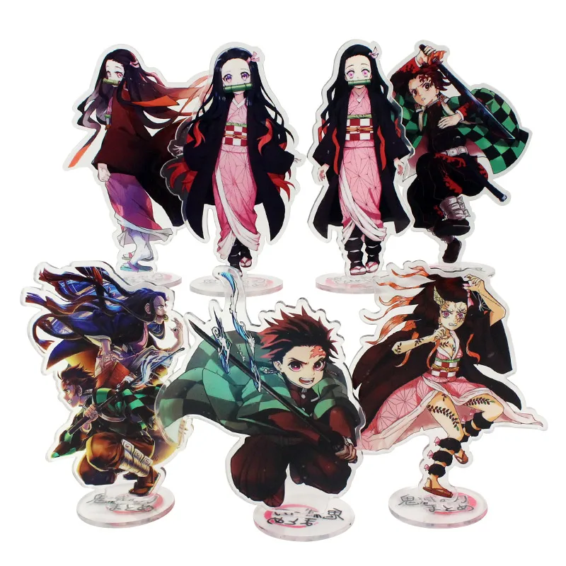 

Anime Demon Slayer Kimetsu no Yaiba Kamado Tanjirou Kamado Nezuko Cosplay Acrylic Standing Figure Model Desk Decor Toy Gift