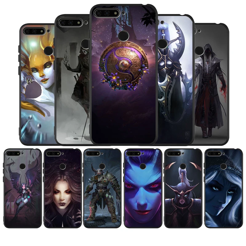 Shadow Fiend Dota 2 Черный силиконовый чехол для мобильного телефона Huawei honor 30 20 Pro 8 8X 9 10 Lite
