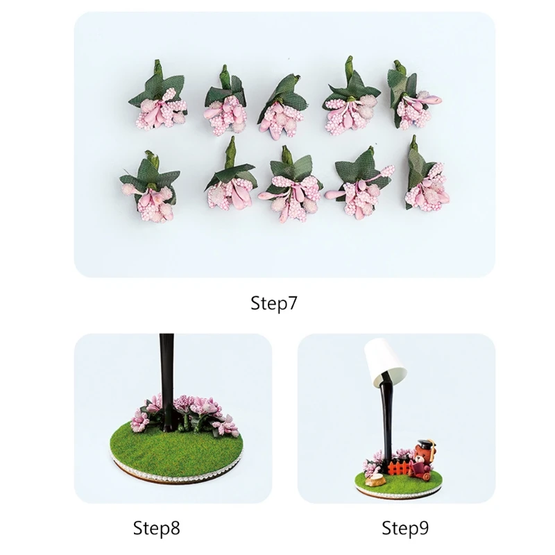 

1 Set Snowflake Mud Handmade Crafts Accessories Luminous Pen Micro Landscape DIY Material Kit Desktop Decoration 24BE