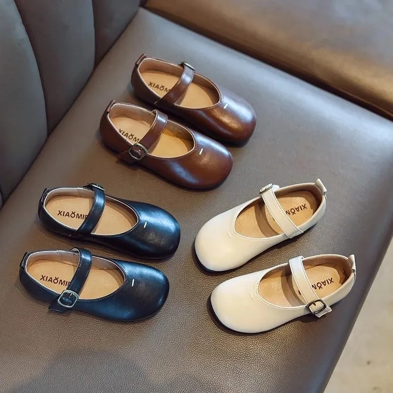 

Keelorn Kids Girls Casual Shoes 2022 New Spring Toddler Girls Solid Color Shoes Hook Loop Fashion Autumn Flats Cute Soft Shoes