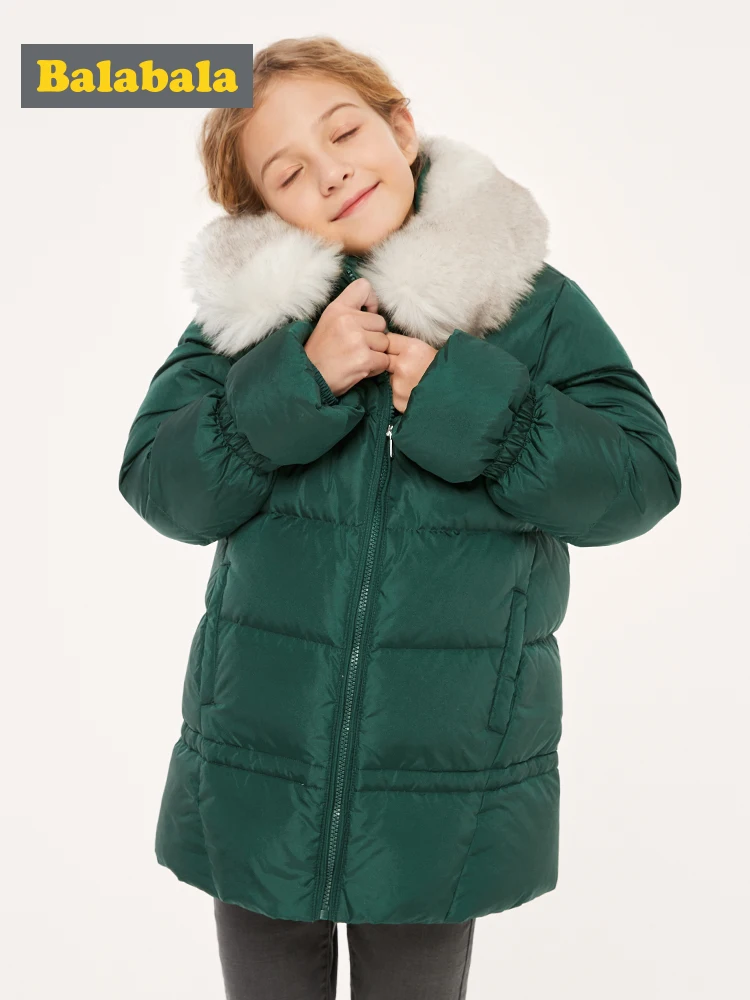 Детская одежда пуховик для девочек новинка 2019 детское длинное ветрозащитное