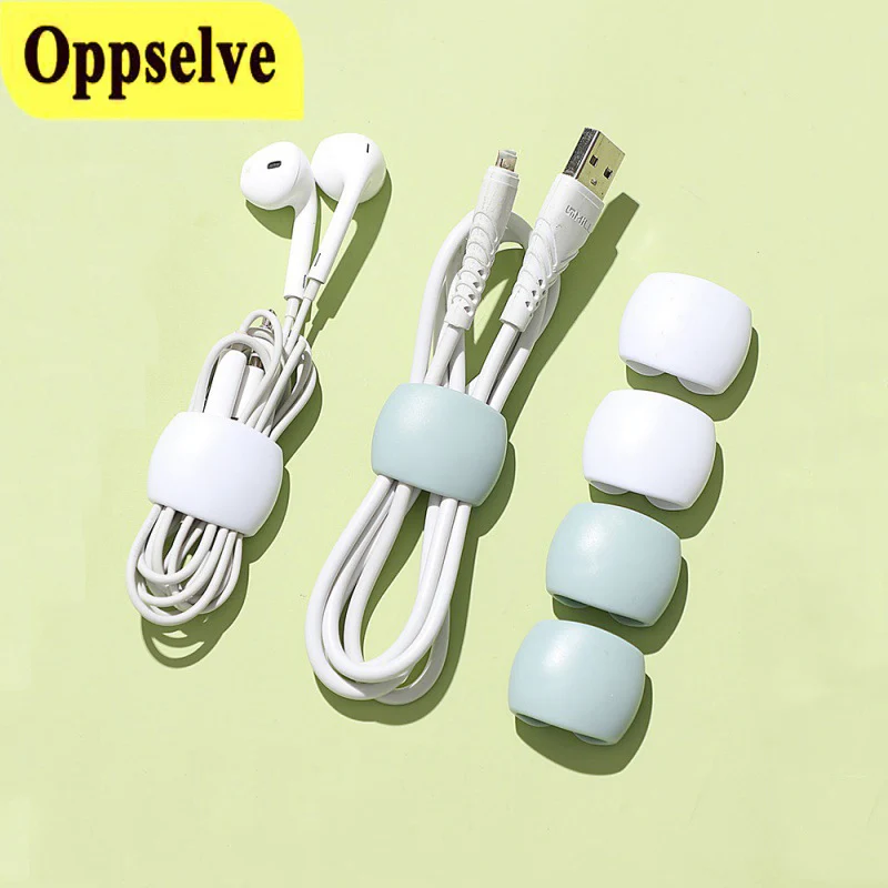 

Пряжка для сортировки кабеля, модный простой круглый зажим, USB-держатель для зарядного устройства, Настольная аккуратная основа для шнура, о...
