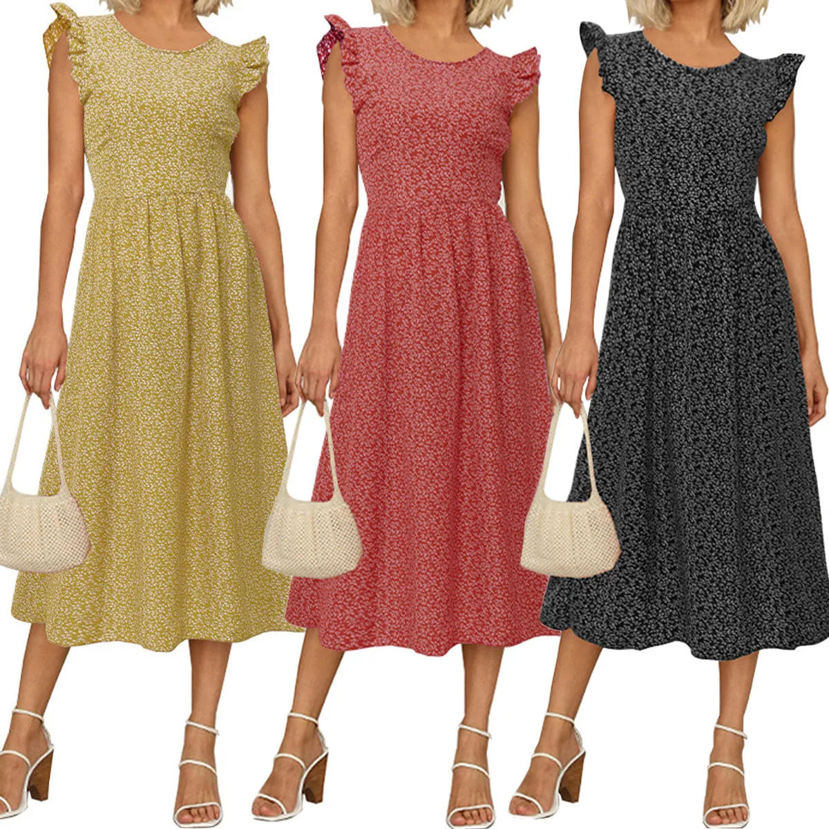 

Женское длинное платье с принтом в стиле бохо, элегантное винтажное Макси-платье АА, весна-лето 2020