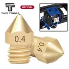 5 шт.лот MK8 сопло 0,4 мм 0,3 мм 0,2 мм 0,5 мм медный экструдер для 3D-принтера с резьбой 1,75 мм головка из латуни сопла для Ender 3