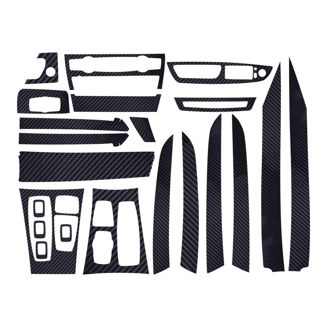 

DWCX 5D Глянцевая углеродное волокно стиль виниловая внутренняя Наклейка отделка Подходит для BMW X5 2007 2008 2009 2010 2011 2012 2013