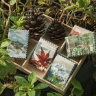 50 шт.лот декоративный винтажный почтовый штамп, бумажные стикеры Васи, старая мода, ретро, для скрапбукинга, планировщика, альбома