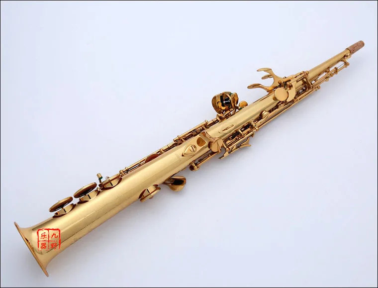 Фото Germany Keilwerth ST110 Soprano Straight Tube Saxophone Brass Gold Lacquer B Tune Sax With Mouthpiece Professional Instrument №4