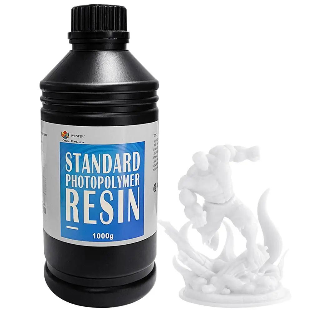 WEISTEK 3D ать 1000 нм жесткая УФ чувствительная Смола 1X/2X/4X g/1L Resina для фотонного моно ЖК