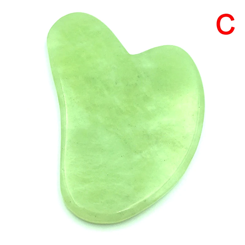 Массажная тарелка гуаша нефритовый массажер для лица шеи спины спа скребки