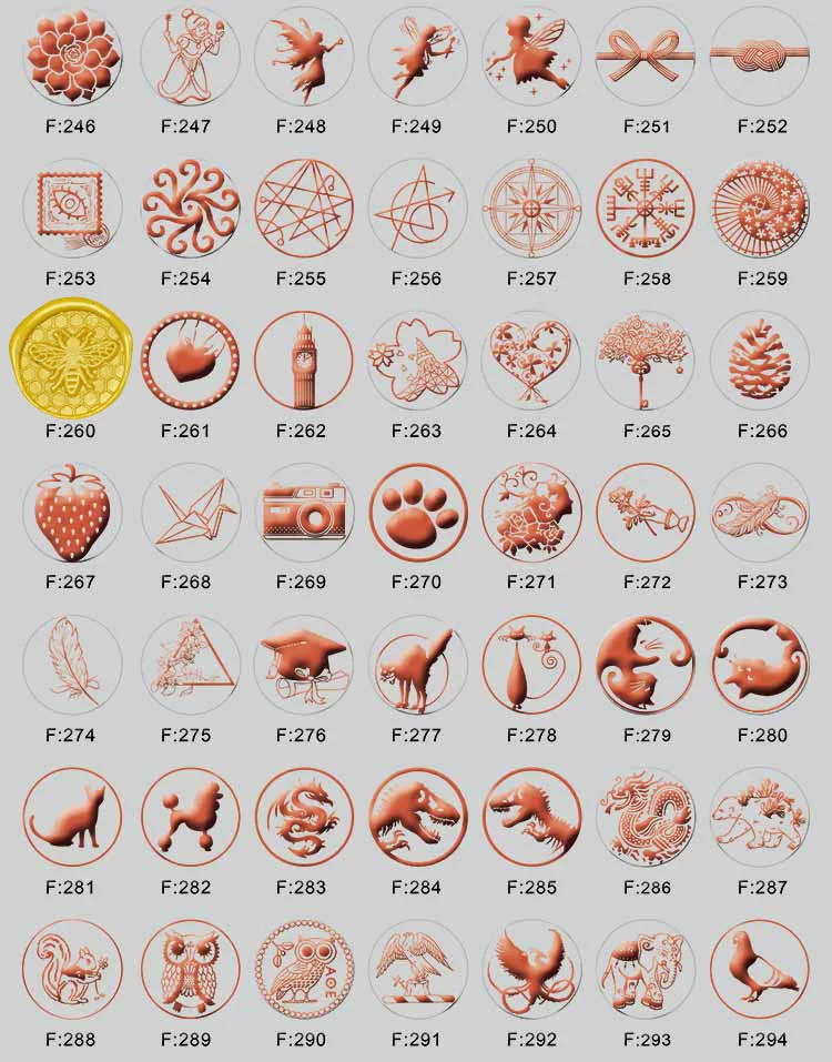 Восковая печать в стиле ретро деревянная классическая воск декоративная роза