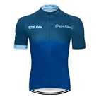 2020 STRAVA Лето Велоспорт короткий рукав Джерси для мужчин Велоспорт Джерси велосипедная Спортивная Одежда mtb велосипедная Одежда дышащая