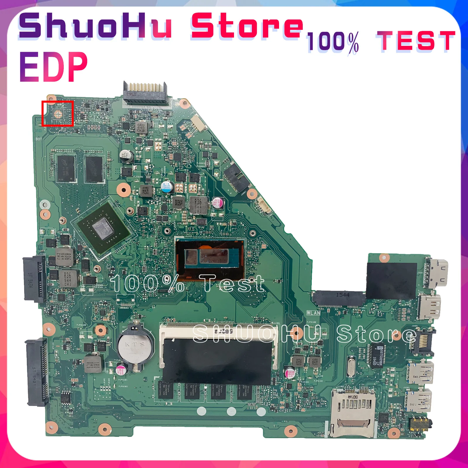 

X550LD Motherboard FOR ASUS X550LC A550L Y581L W518L X550LN Motherboard Original 100% Test I3-4005U I5-4200U I7-4500U GT840/820