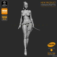 1 24 resin kits lady death resin soldier model self assembled td 201981