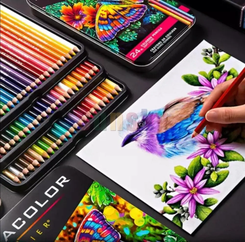 USA prismacolor art масляный цветной карандаш 12/24/36/48/72/132/150 color lapis de cor мягкий