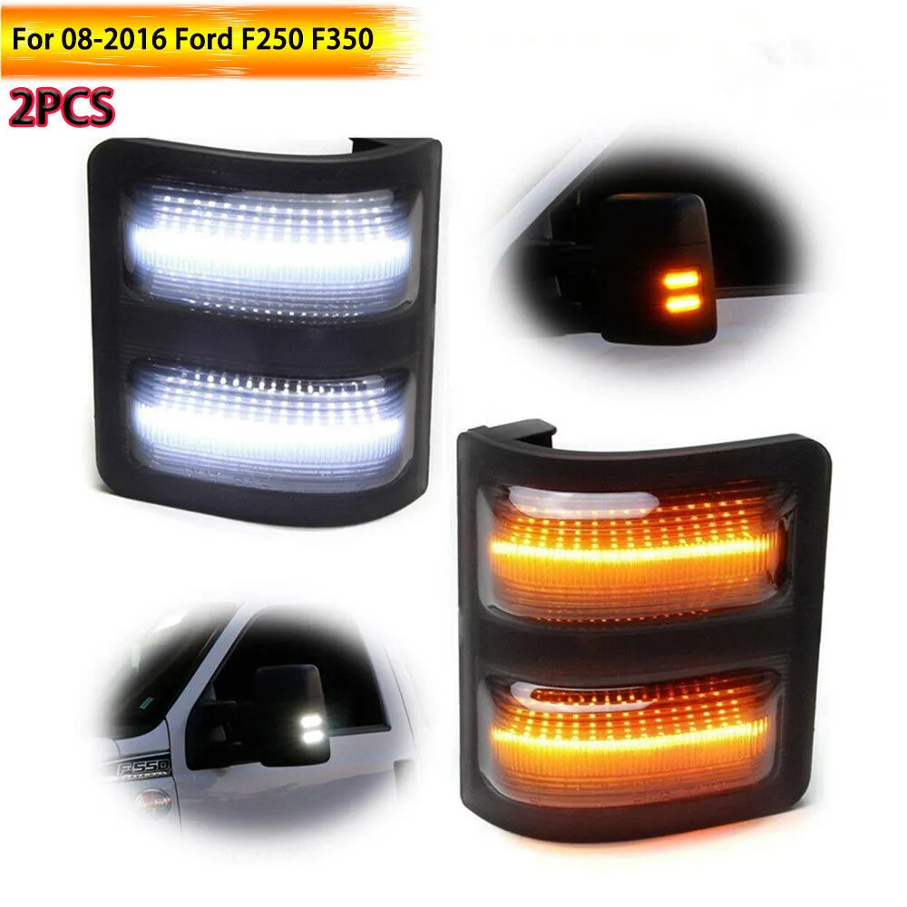 1 пара светодиодный фонарь с боковым зеркалом и дымчатым переключателем ходовые