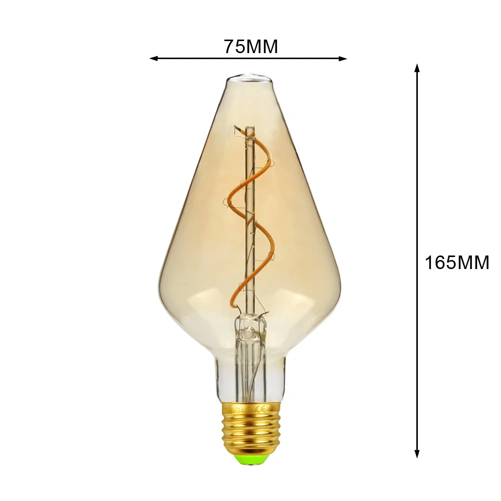 

TIANFAN Edison Bulbs Vintage Light Bulb Led Bulb Beehive Vase Led Filament 4W Dimmable 220V E27 Edison Bulb