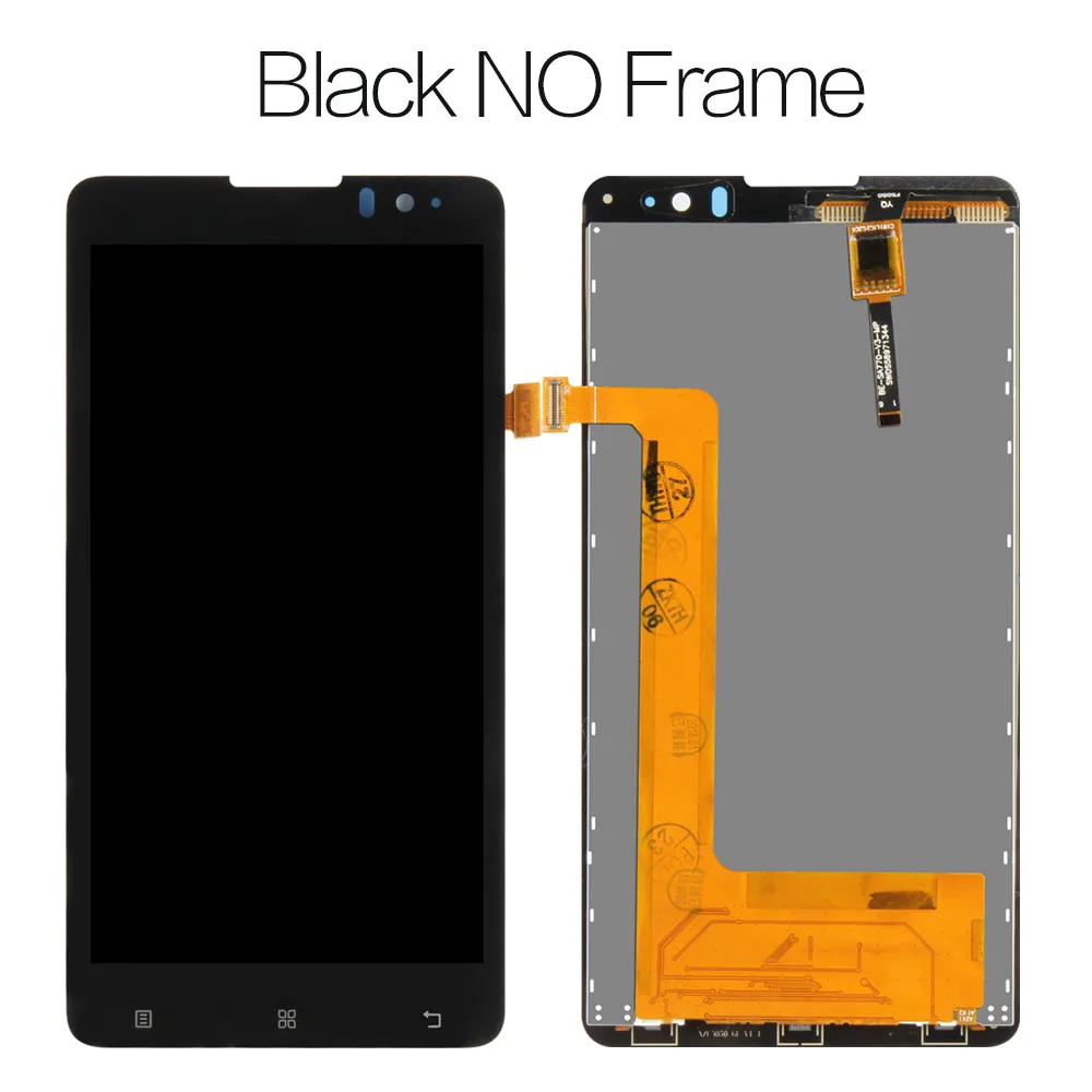 Screen no frame Для lenovo S898T lcd 5,3 дюймов 1280x720 дисплей для lenovo S898T S898 lcd кодирующий преобразователь сенсорного экрана в сборе - Цвет: Screen no frame