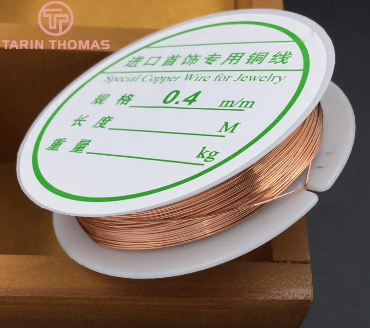 1 рулон 0 3 мм 4 5 6 8 медный цвет может сделать форму металлический провод Diy