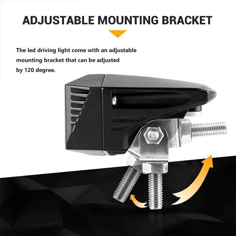 2.5 inch 15W Motorcycle Spotlight LED Work light Driving Headlight Scooter ATV Moto Motorbike Headlamp 6000K |