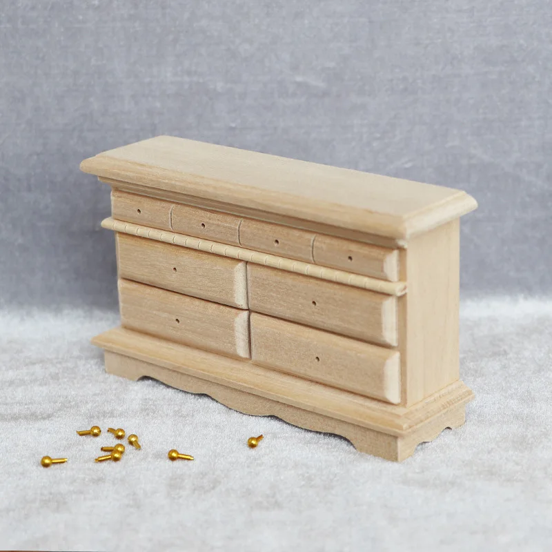 1: 12 кукольный домик миниатюрная модель мебели для спальни гостиной Простой