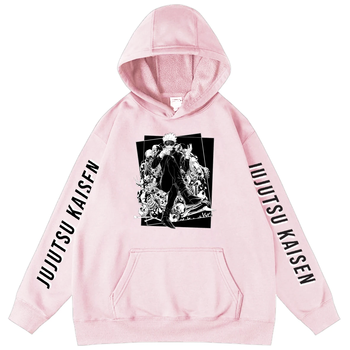 

Jujutsu Kaisen Cuff Print Hoodies Clothes for Teens Pullover Hooded Sweatshirts Children's Clothing Hip Hop Streetwear Hoodie