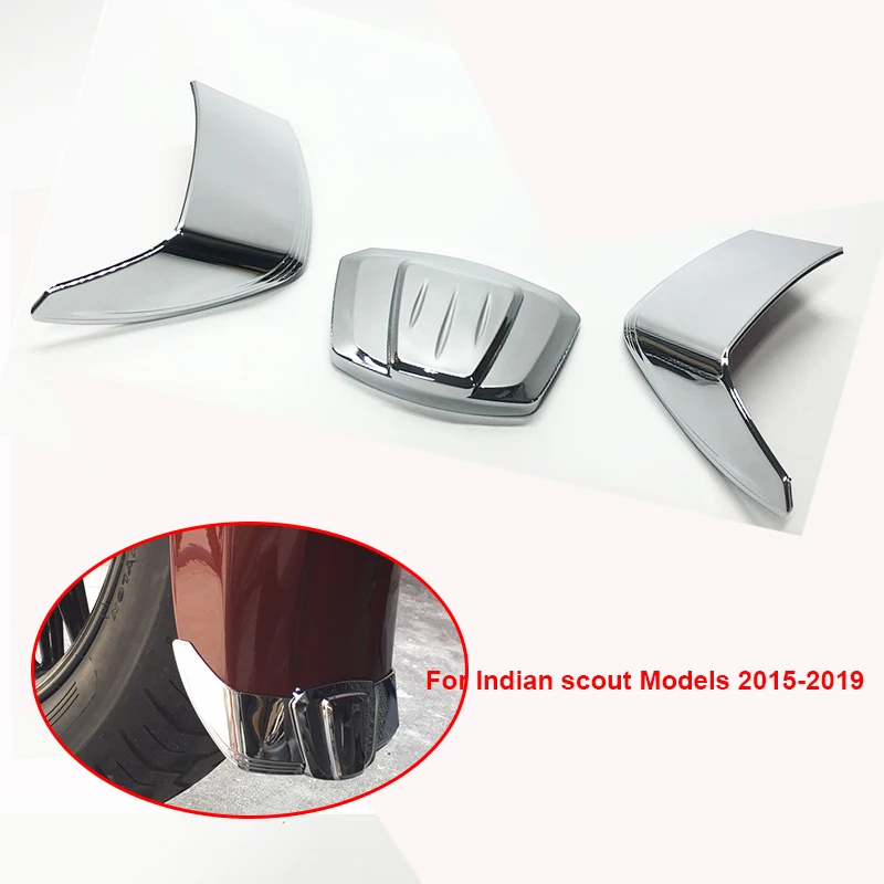 Аксессуары для переднего крыла мотоцикла хромированные наклейки индийских