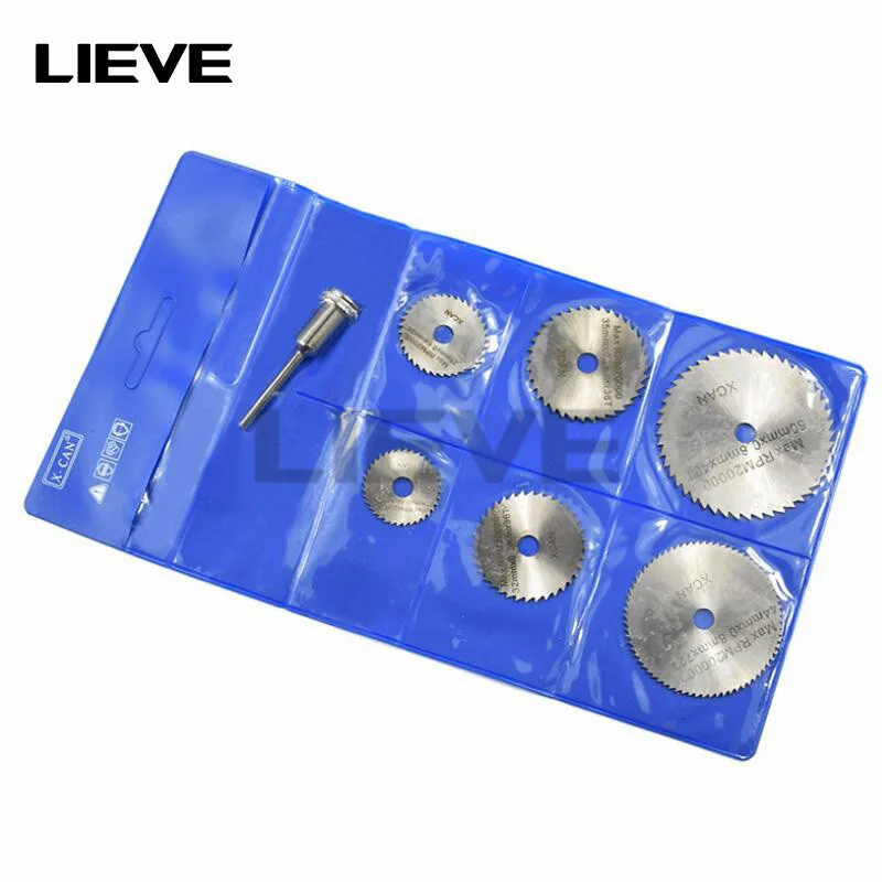 7 шт./компл. мини Высокоскоростная стальная пила паутина круговое роторное