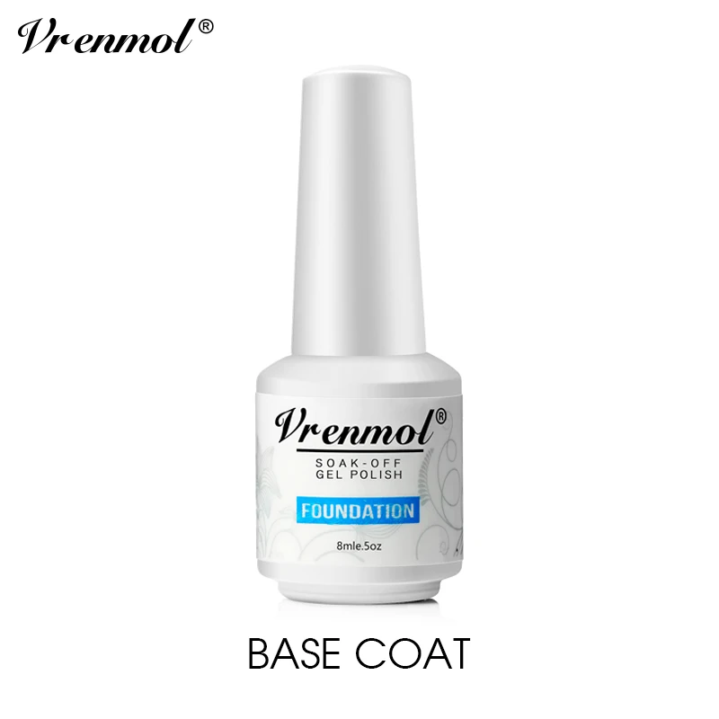 Base coat Vrenmol 15 мл не протирать верхнее покрытие праймер от Базовое покрытие замачивать УФ-гель для ногтей не чистить верхнее Базовое покрытие базовый гель верхнее покрытие - Цвет: Base coat