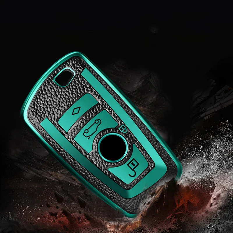 

TPU Leather Car Key Case for BMW 520 525 F30 F10 F18 118I 320I 1 3 5 7 Series X3 X4 M3 M4 M5 Remote Key Case Car Accessories