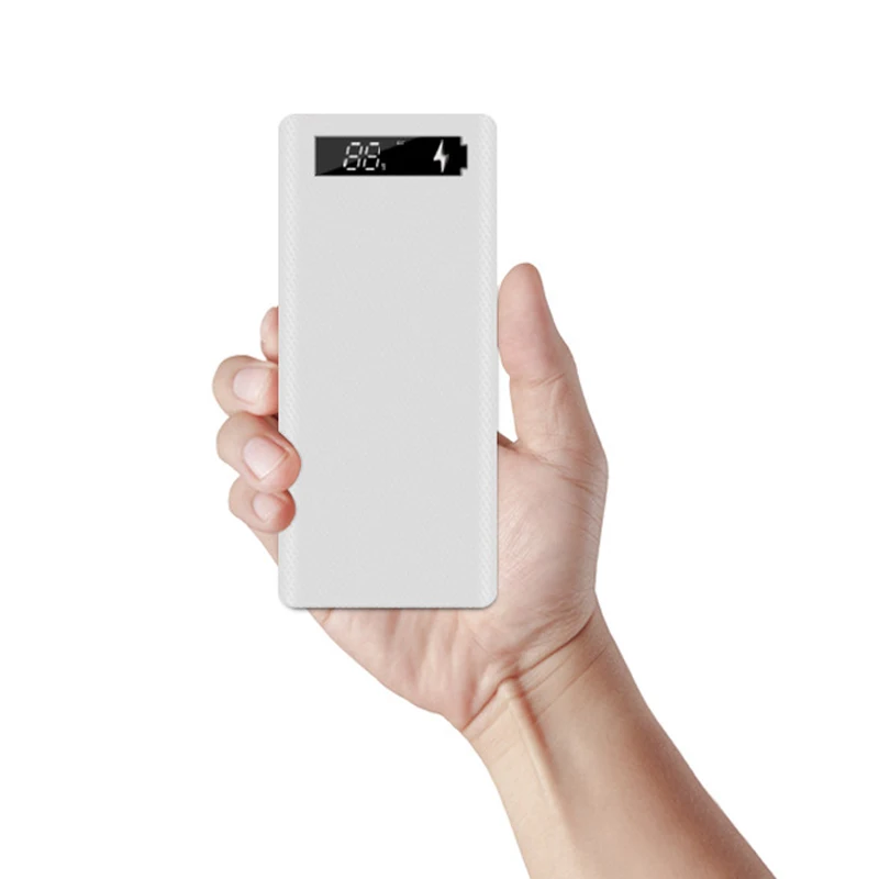 Чехол для внешнего аккумулятора 8x18650 с ЖК-дисплеем QC3.0 |