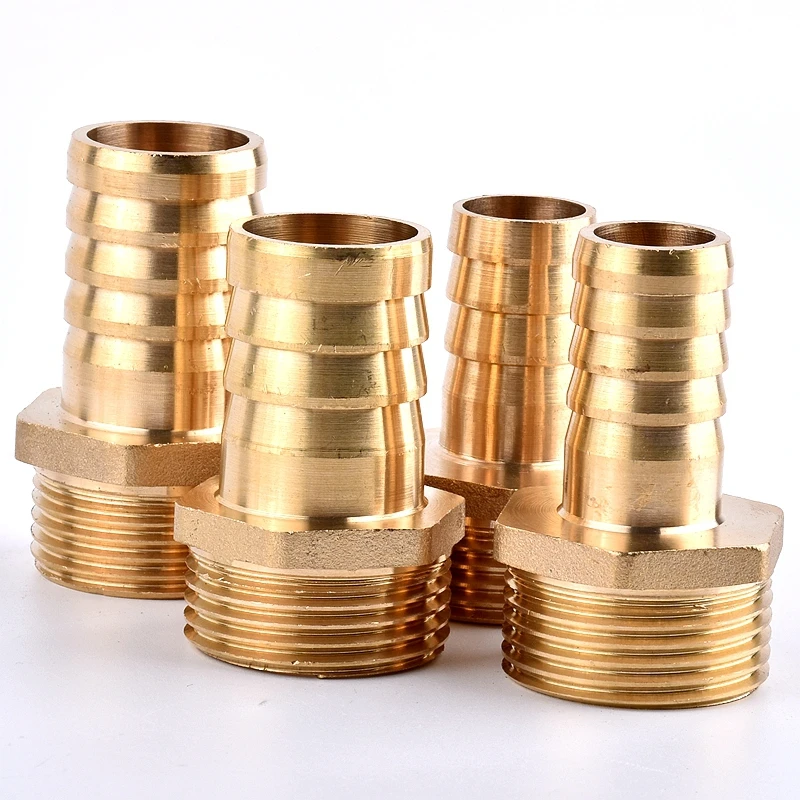 Наружная резьба 1 дюйм на 10 ~ 32 мм стандартная латунная Трубная арматура фитинг