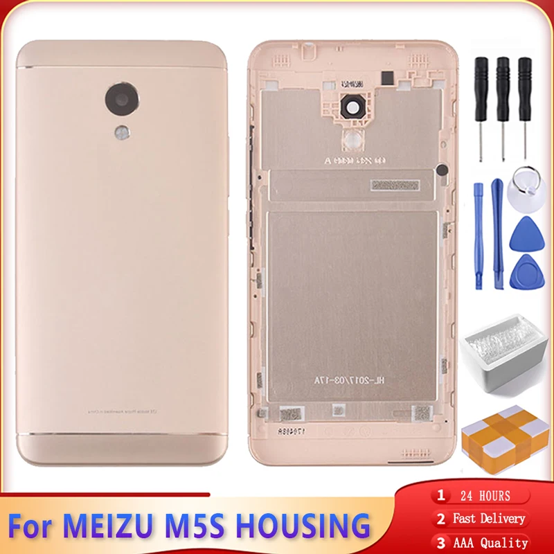Качественный корпус AAA для MEIZU M5S Mini M612H M612M задняя крышка батарейного отсека чехол