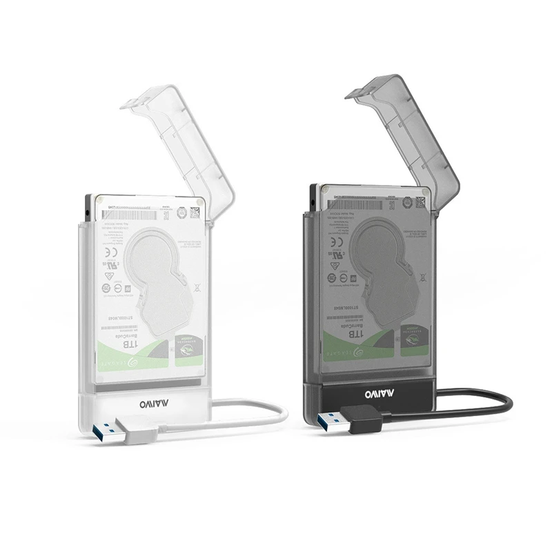 Корпус для жесткого диска Maiwo K104 Usb 3 0 на Sata Поддержка 2 5 дюйма Ssd шт. белый и черный |