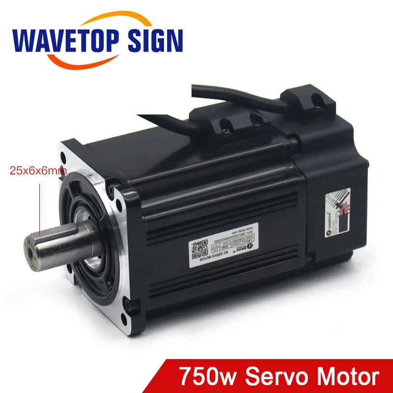 WaveTopSign 750W Nema80 Серводвигатель ACM8008M2H B1 D SS держательный крутящий момент 2.4N. М ток 4.5A
