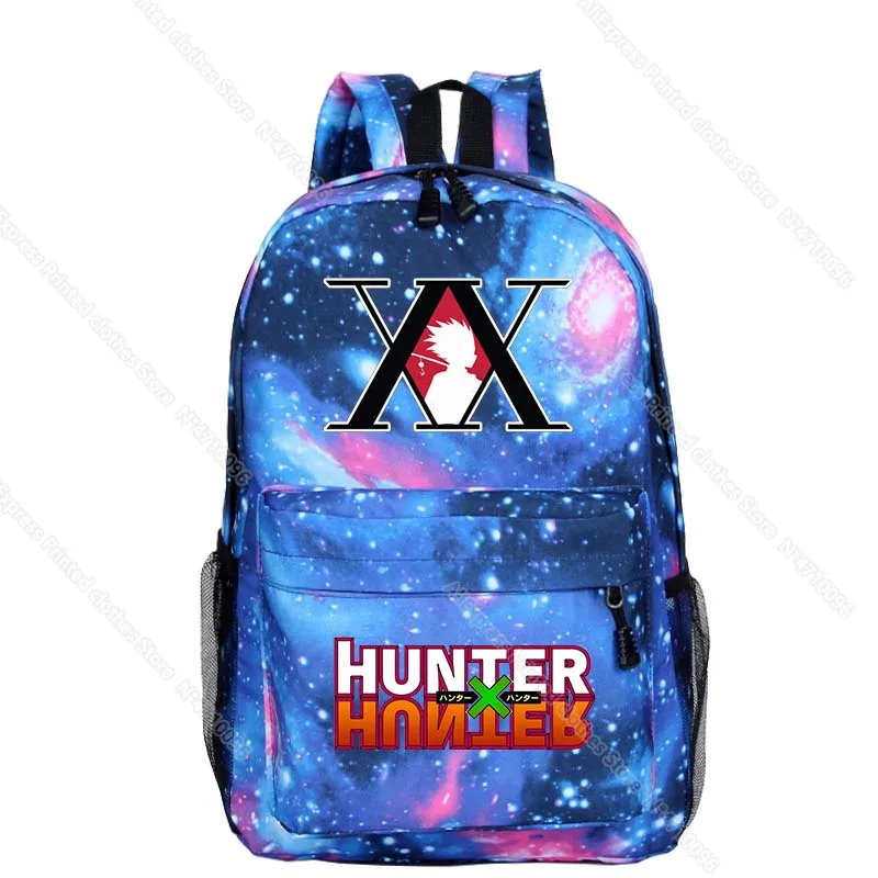 

Children HUNTER X HUNTER Backpack Kids Anime Bookbag Boys Girls Primary School Bag Students Cartoon Rucksack Teens Knapsack