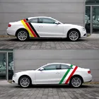 Трехцветные линии индивидуальные виниловые наклейки для кузова автомобиля двери боковые наклейки полосы Гонки Стайлинг для BMW Audi KIA Honda Toyota