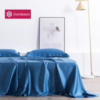 sondeson beauty luxury 100 silk flat sheet 25 momme silk queen king healthy skin bed sheet pillowcase for women man kids gift