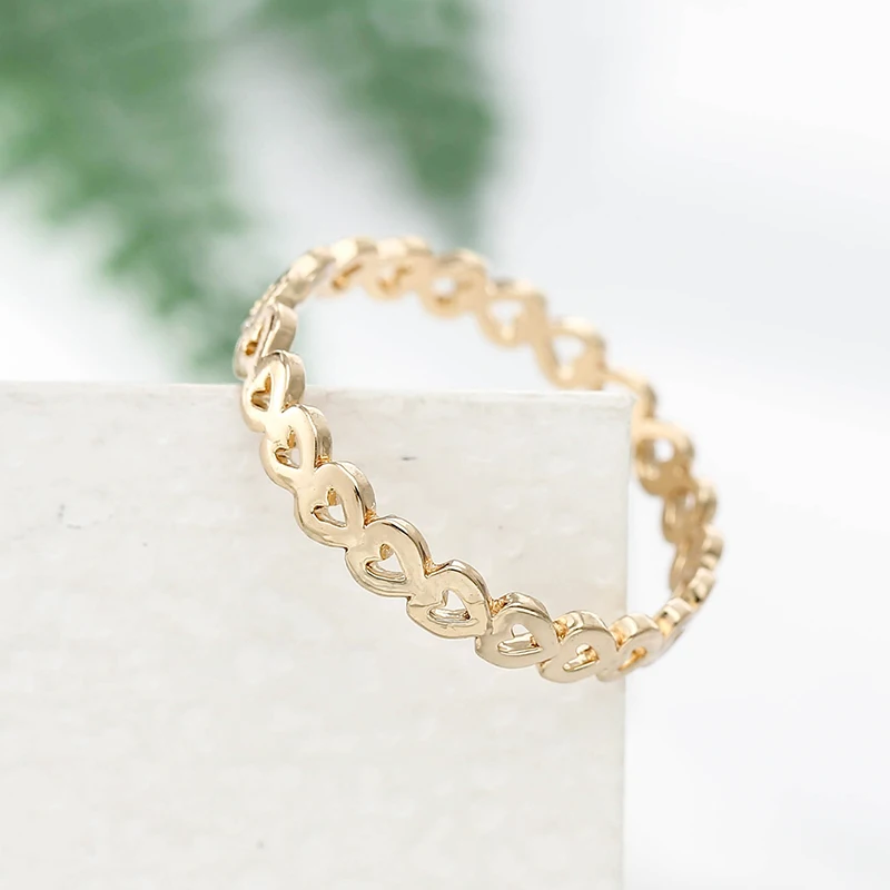 

Seialoy Fashion Hearts Rings For Women Men Girls Friendship Stackable Ring Couple Lover Wedding Engagement Rings Jewelry Gift