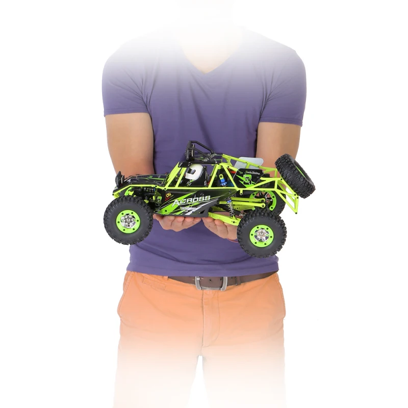 Хорошая детская игрушка WLtoys 12428 1/12 4WD гусеничный RC автомобиль со светодиодным