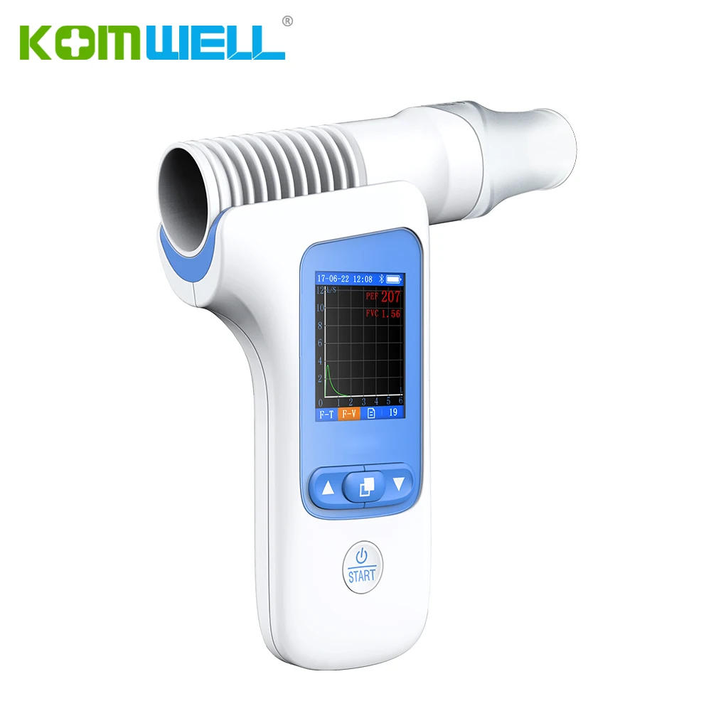 Цифровой спирометр с Bluetooth функция легких диагностика дыхания и виталограф FVC FEV