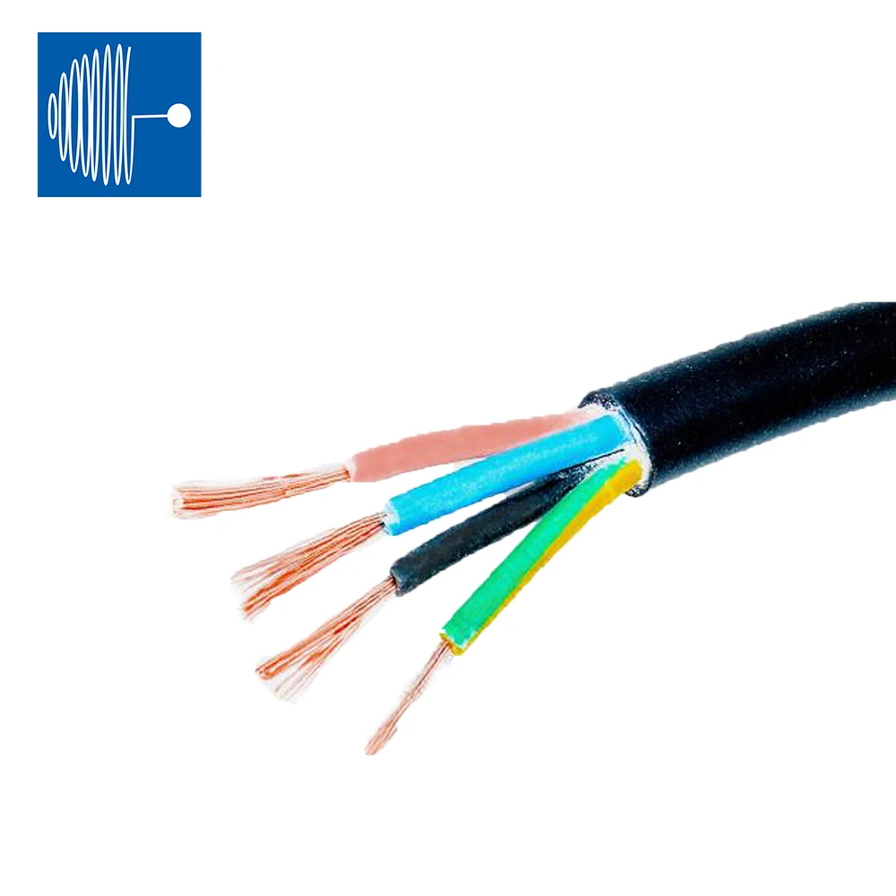 TRIUMPHCABLE H05RN-F VDE Европейский стандарт 40-90 градусов 0,5/0,75/1,0/1,5 мм ПВХ Изолированный Шнур питания с круглыми шнурами 2C 3C 4C 5C