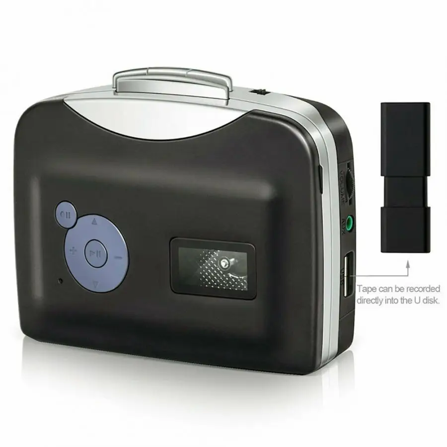 Новый vhs плеер EZCAP230 кассета в MP3 конвертер стерео USB цифровая лента wi/наушники